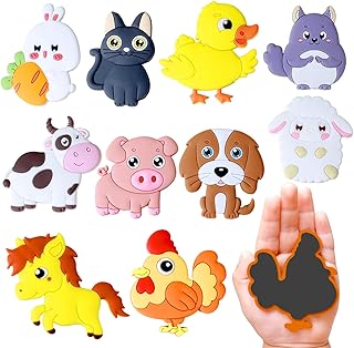 SUPINEEDO Refrigerator Magnets for Kids, Fridge Magnet for Toddlers 1-3 | Cute Farm Animals Kids Magnets for Fridge Baby Educational Gift, Full Back Magnetic Toddler Magnets