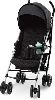 3Dlite Convenience Stroller, Gray – Lightweight Stroller with Aluminum Frame, Large Seat Area, 4 Position Recline, Extra Large Storage Basket – Infant Stroller for Travel and More