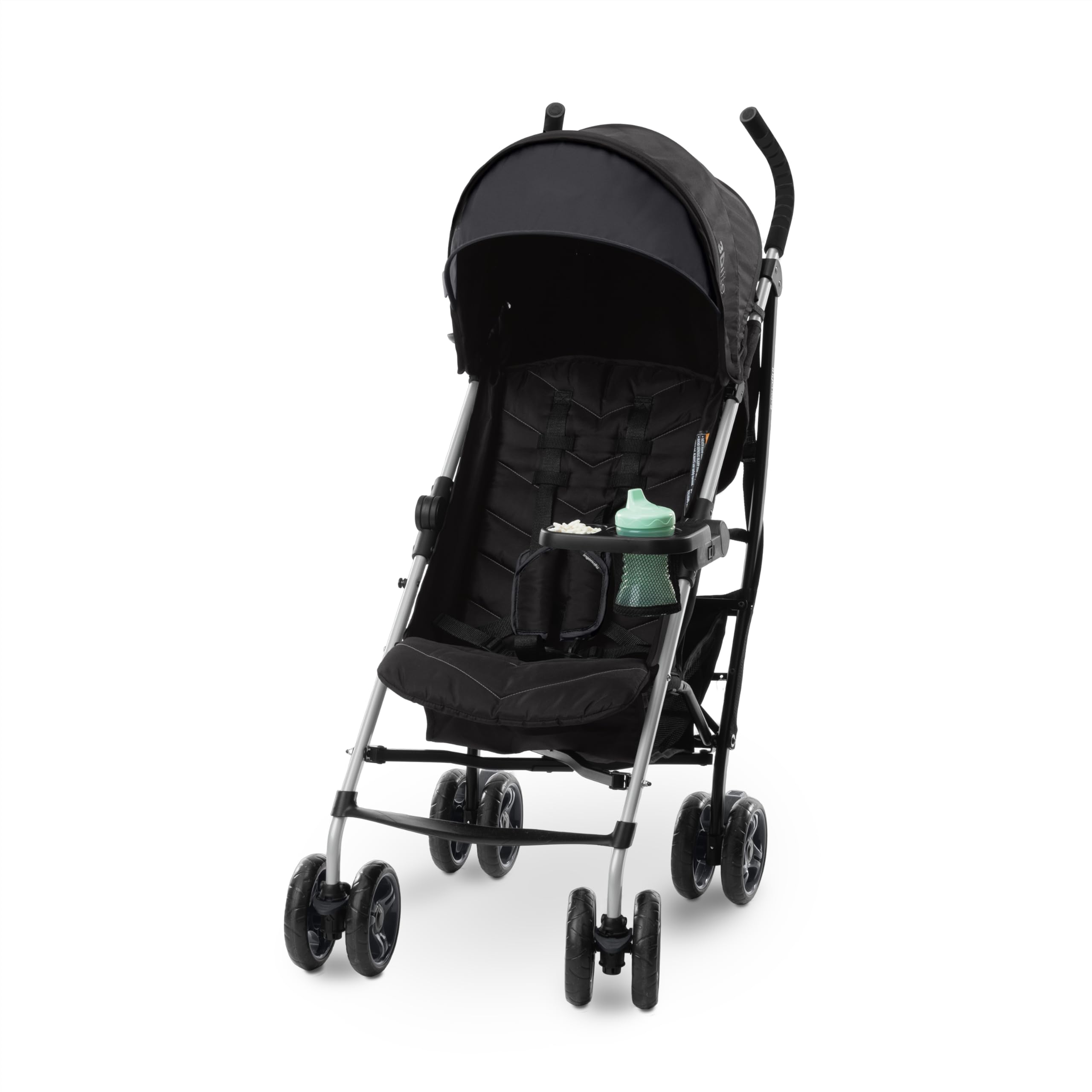 3Dlite Convenience Stroller, Gray – Lightweight Stroller with Aluminum Frame, La