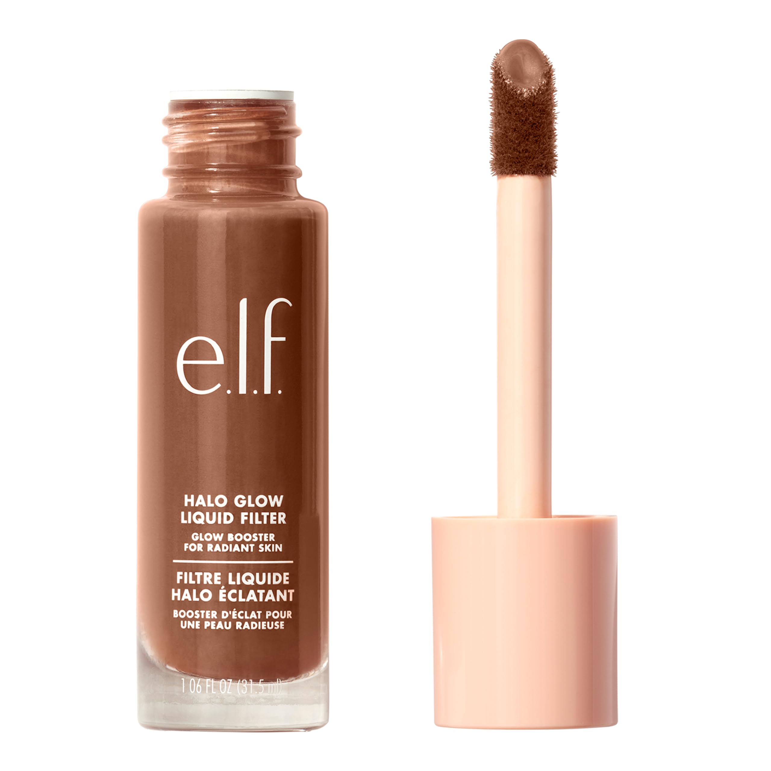 e.l.f. Halo Glow Liquid Filter, Complexion Booster For A Glowing, Soft-Focus Loo