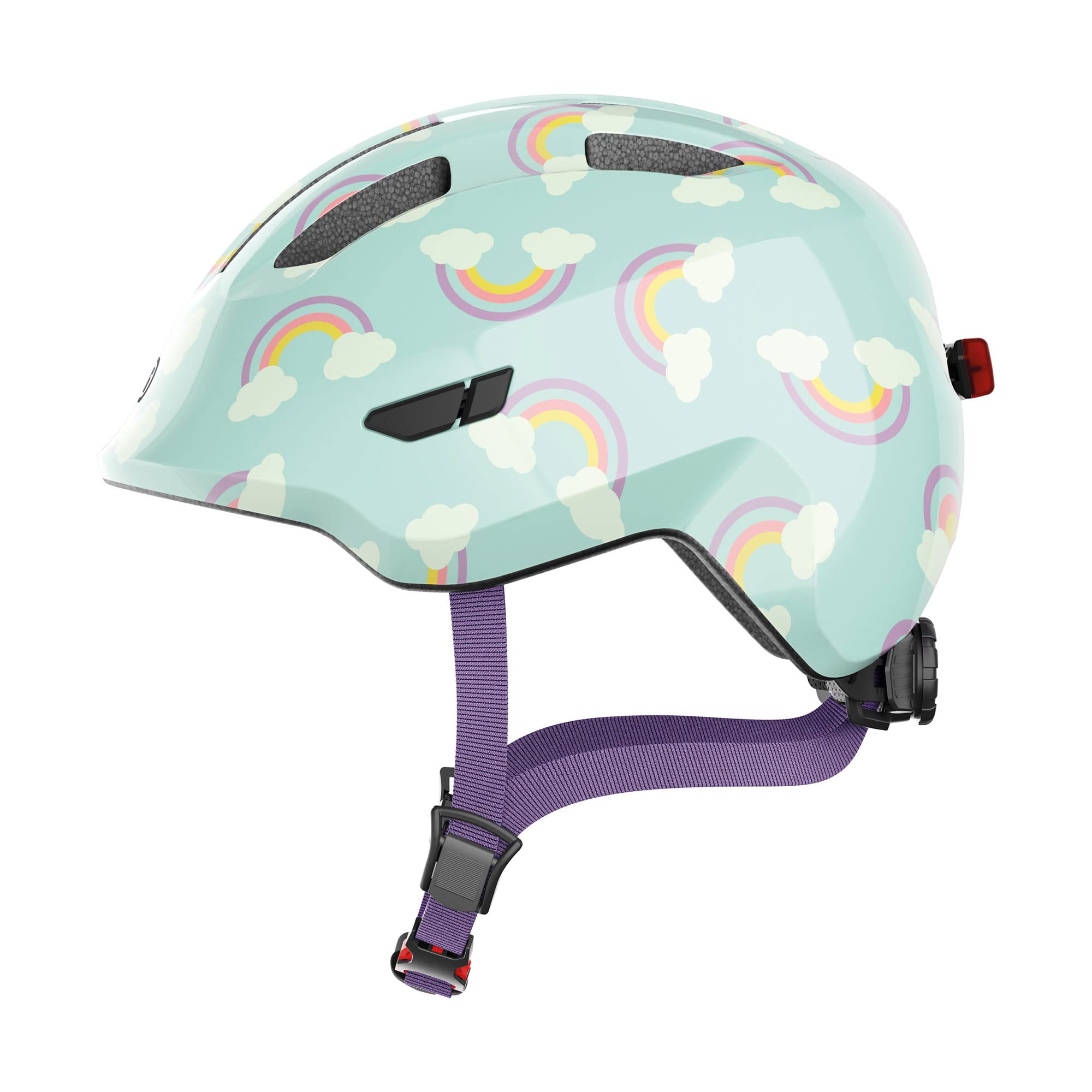 ABUS Smiley 3.0 LED Children's Helmet, Bicycle Helmet for Toddlers with Deep Fit