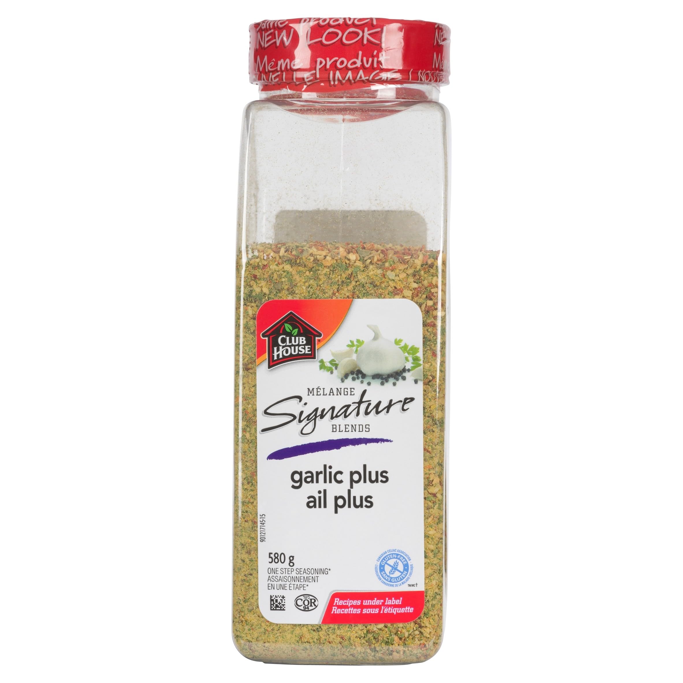 Club House Garlic Plus One Step Seasoning, Gluten-Free, Kosher, Taste And Aroma 