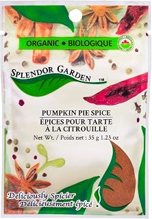Splendor Garden Organic Pumpkin Pie Spice - 35 g