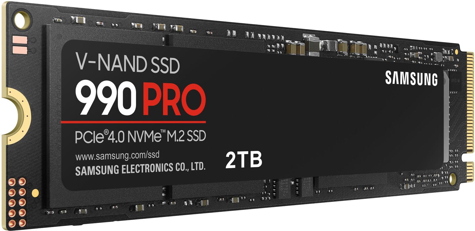 Samsung SSD 990 PRO 2TB, PCIe 4.0 M.2 2280, Up to 7,450 MB/s | NVMe Internal Sol