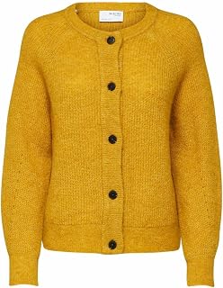 SELECTED FEMME Slflulu Ls Knit Short Cardigan B Noos
