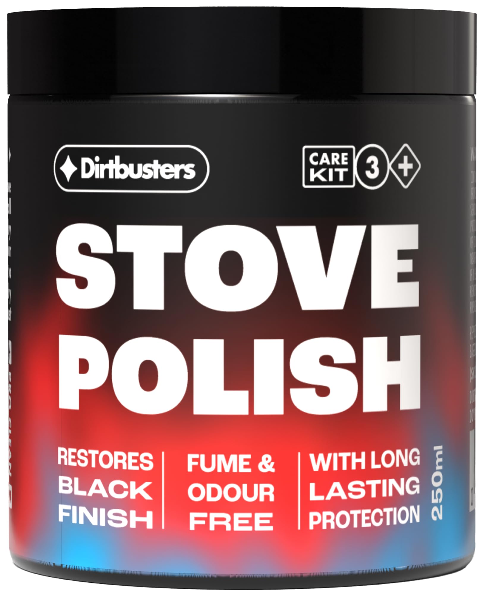 Dirtbusters Black Stove Polish & Restorer 250ml - Stove Paint Alternative | One 