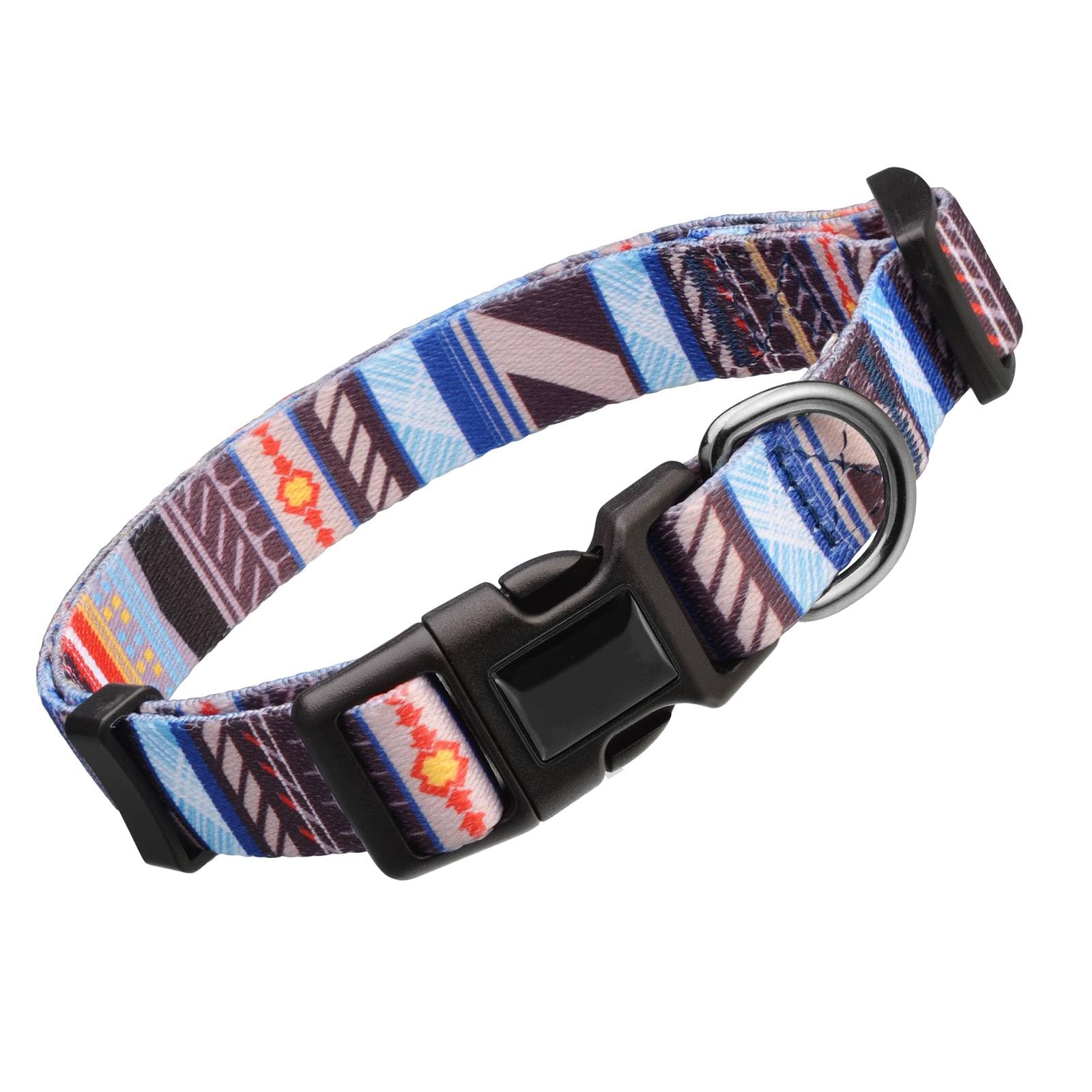Dog Collar, Heavy Duty Quick Release Buckle, Adjustable Length, Durable and Comf