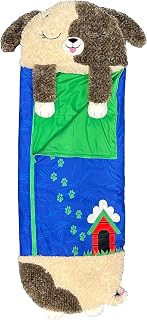 Happy Nappers Happy Nappers 2-in-1 Pillow & Sleepy Sack Dog 66x30in Large | S4 Kids Sleepy Sack for Nap Time and Sleepovers, Ultra Soft Material, 66 x 30 in Size, Suitable for Ages 3 and Up