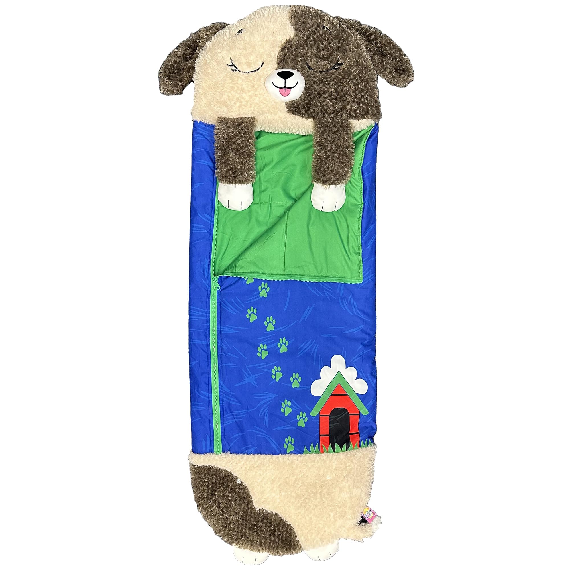 Happy Nappers Happy Nappers 2-in-1 Pillow & Sleepy Sack Dog 66x30in Large | S4 K