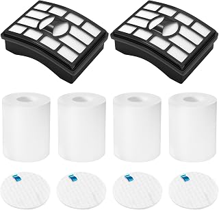 NV501 Vacuum Filter Replacement for Shark Rotator Professional Lift-Away | For Shark NV500 NV501 NV502 NV505 NV552 NV642 UV560 ZU780 ZU782 ZU785 Vacuum Cleaner, Part # Xff500 Xhf500, 2 + 4 Filters