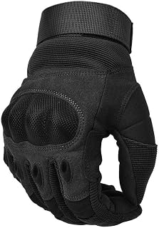 COZOME Motorcycle Gloves for Men, Summer Touch Screen Glove with Hard Knuckles, Protective Gloves for Airsoft Motocross Scooter Moped ATV Paitball Mountain Bike