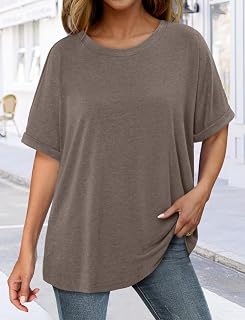Women Sweatshirt 2025 Plus Size Casual Tops Short Sleeve Crew Neck Basic T Shirt Flowy Fashion