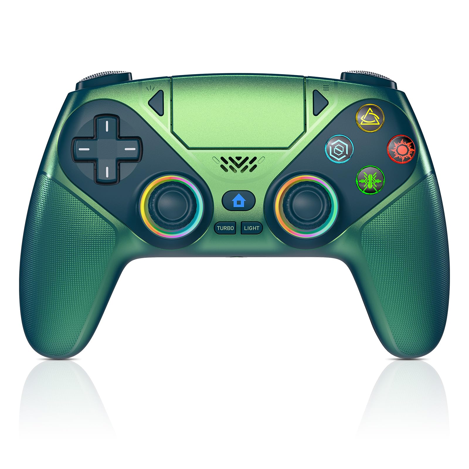 Nonbliep Wireless Controller for PS5/Slim/Pro/PC, Bluetooth Gamepad with Back Pa