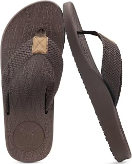 KuaiLu Flip Flops Men's Non-Slip Summer Flip Flops Toe Separator
