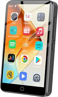 MP3 Player with Bluetooth and WiFi, ZAQE 16GB Music Player with Spotify,Pandora,4" Touch Screen Android MP4 MP3 Player for Kids with Audible