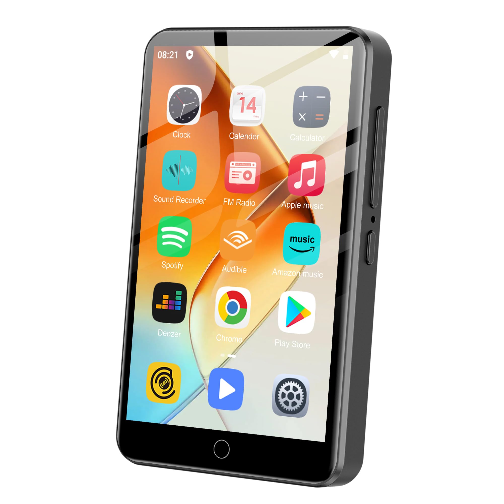 MP3 Player with Bluetooth and WiFi, ZAQE 16GB Music Player with Spotify,Pandora,