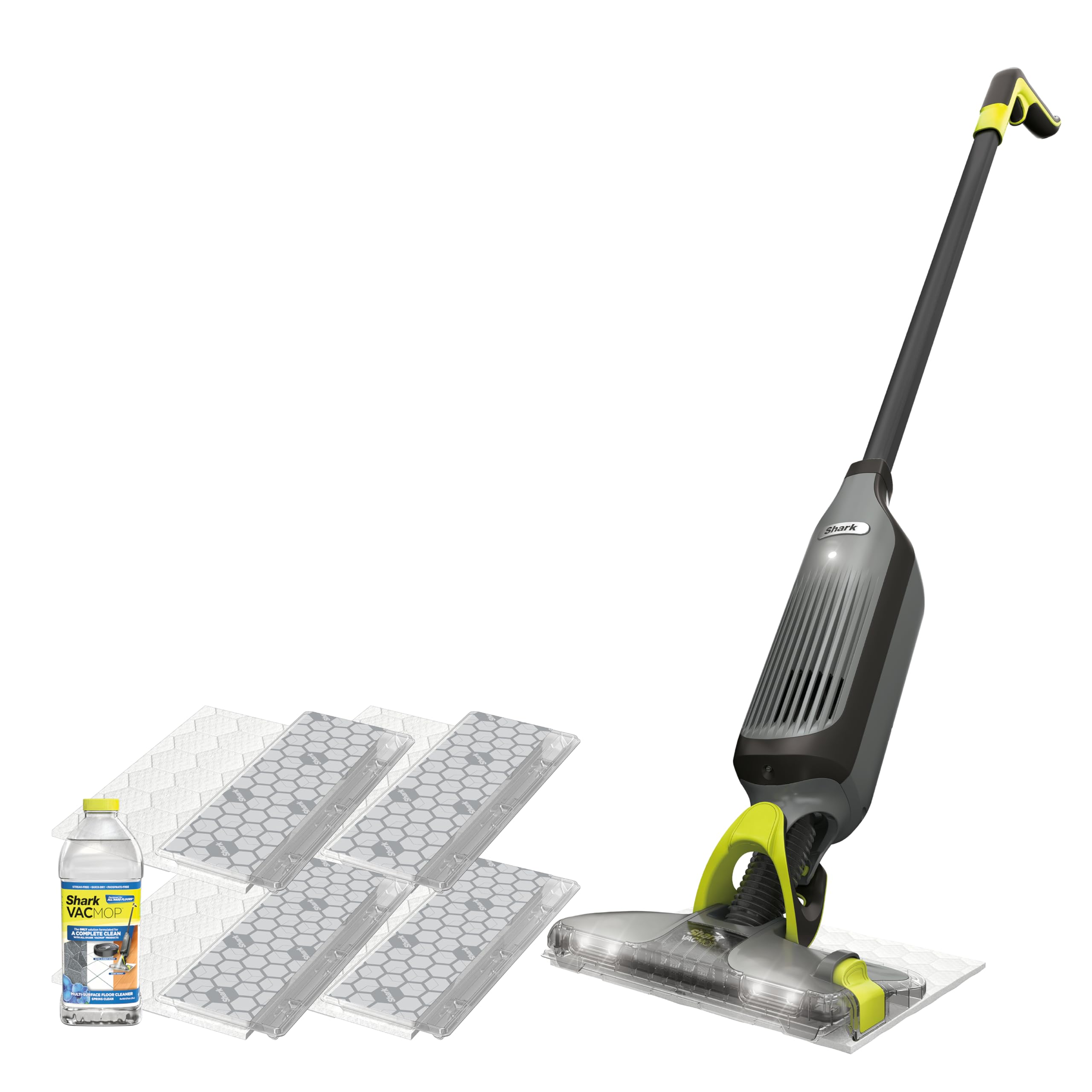 Shark VACMOP Cordless Vacuum & Spray Mop, Gray, VM252 | Hard Floor Cleaner, Powe