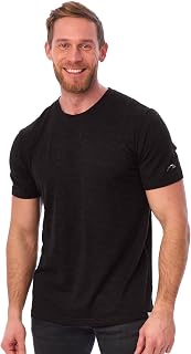Merino.tech 100% Organic Merino Wool Lightweight Men's Baselayer Thermal T-Shirt + Hiking Wool Socks