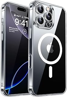 CANSHN Magnetic Case for iPhone 16 Pro Max, Transparent