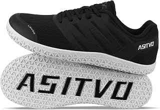 ASITVO ワイドメンズベアフットゼロドロップソールミニマリストスニーカーウォーキングシューズ