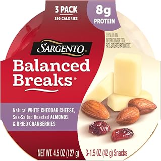 Sargento Balanced Breaks White Cheddar, Almonds & Dried Cranberries