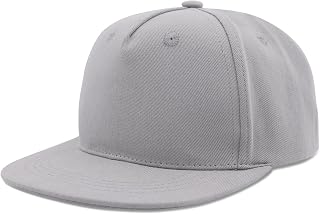 BAVST Kids Boy Girl Baseball Cap Baby Sun Hat Adjustable Toddler Trucker Hats with Flat Brim for Summer Outdoor