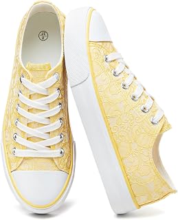 yageyan Womens Tennis Shoes Low top Canvas Sneakers Women Fashion Shoes