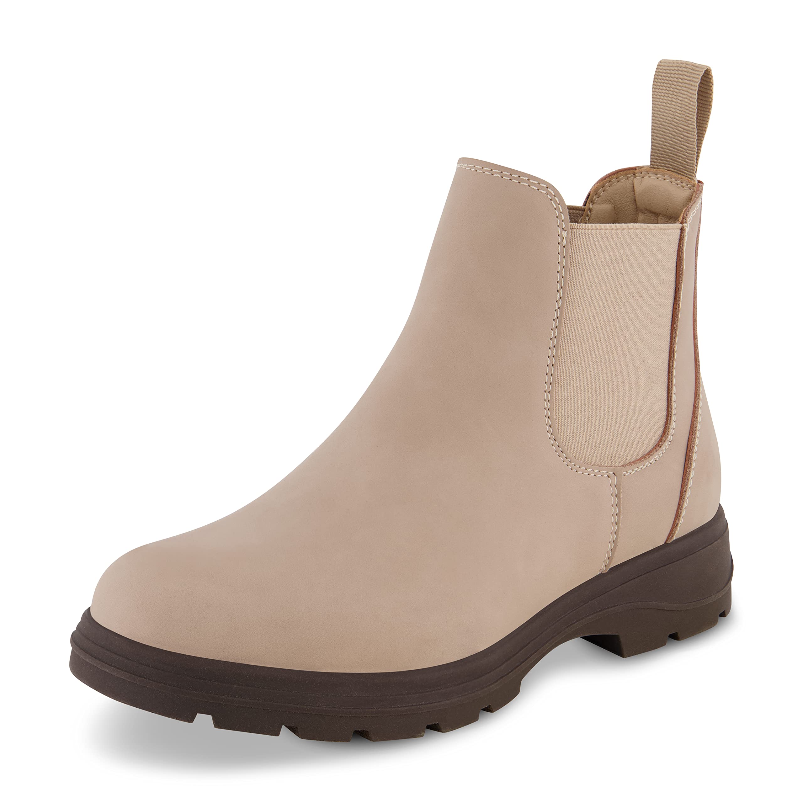 CUSHIONAIRE Ladies British Slip On Chelsea Boot + Memory Foam, Wide Widths Avail