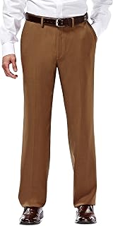 Haggar Men's Classic Opaque Trousers, mocha