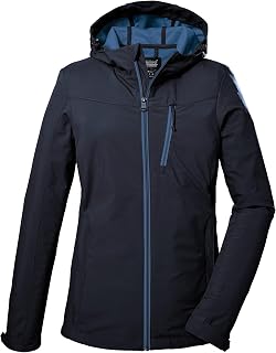 Killtec Women's Kos 89 Wmn Sftshll Jacket Softshell Jacket / Outdoor Jacket with Hood (Pack of 1)