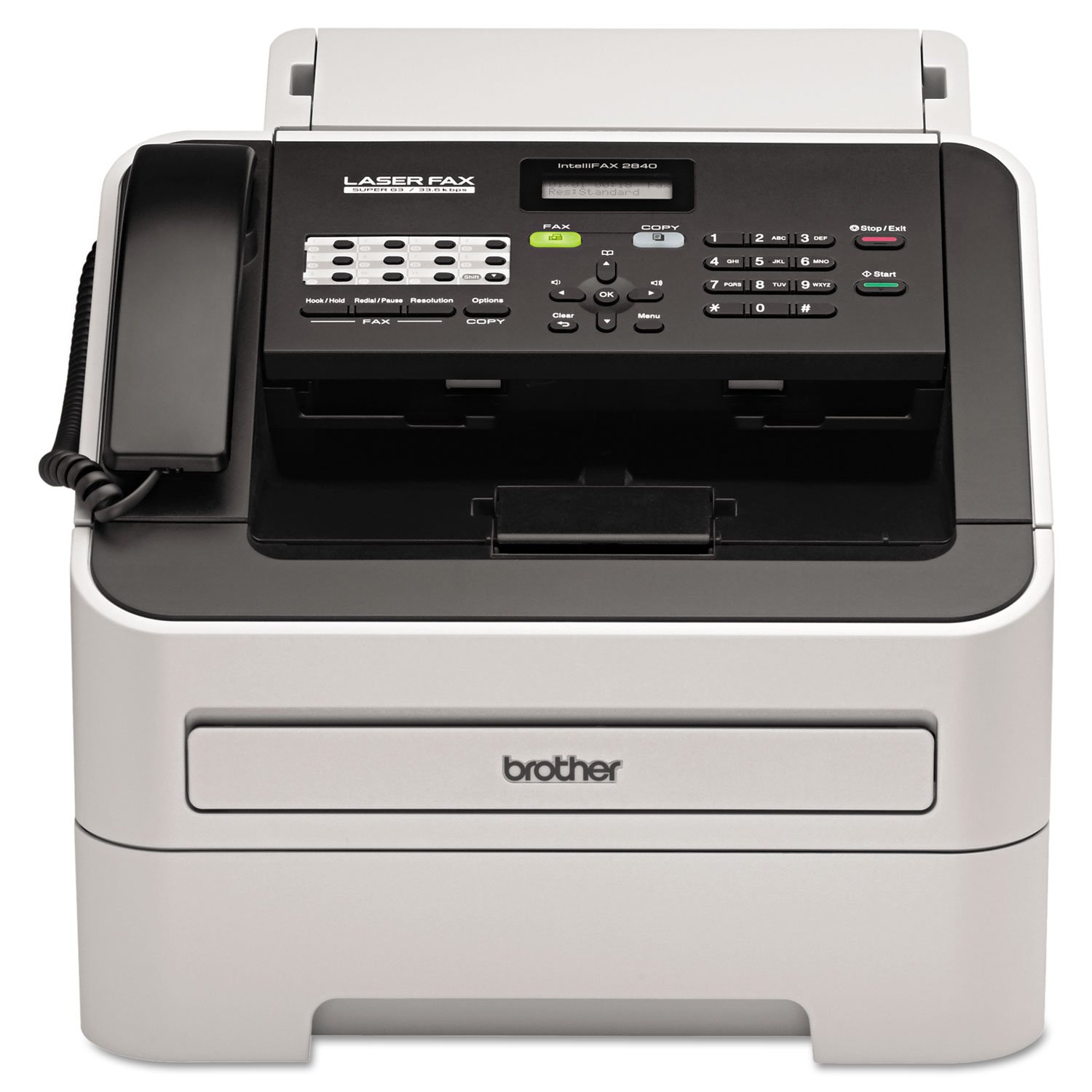 Brother, BRTFAX2840, IntelliFax-2840 High-Speed Laser Fax, 1 Each