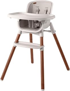 Chicco Zest LE 4-in-1 High Chair, Feeding & Toddler Chairs, Youth Stool | Lightweight Multi-Use High Chair, For Use 6 Months up to 60lbs, Removable Seat Pad, Compact Fold, Footrest, Chai