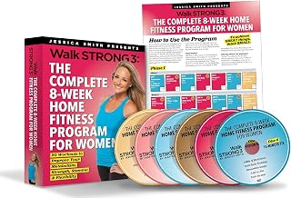 Walk Strong 3: The Complete 8 Week Home Fitness Program for Women Ultimate DVD Collection [6 disc set, wall calendar