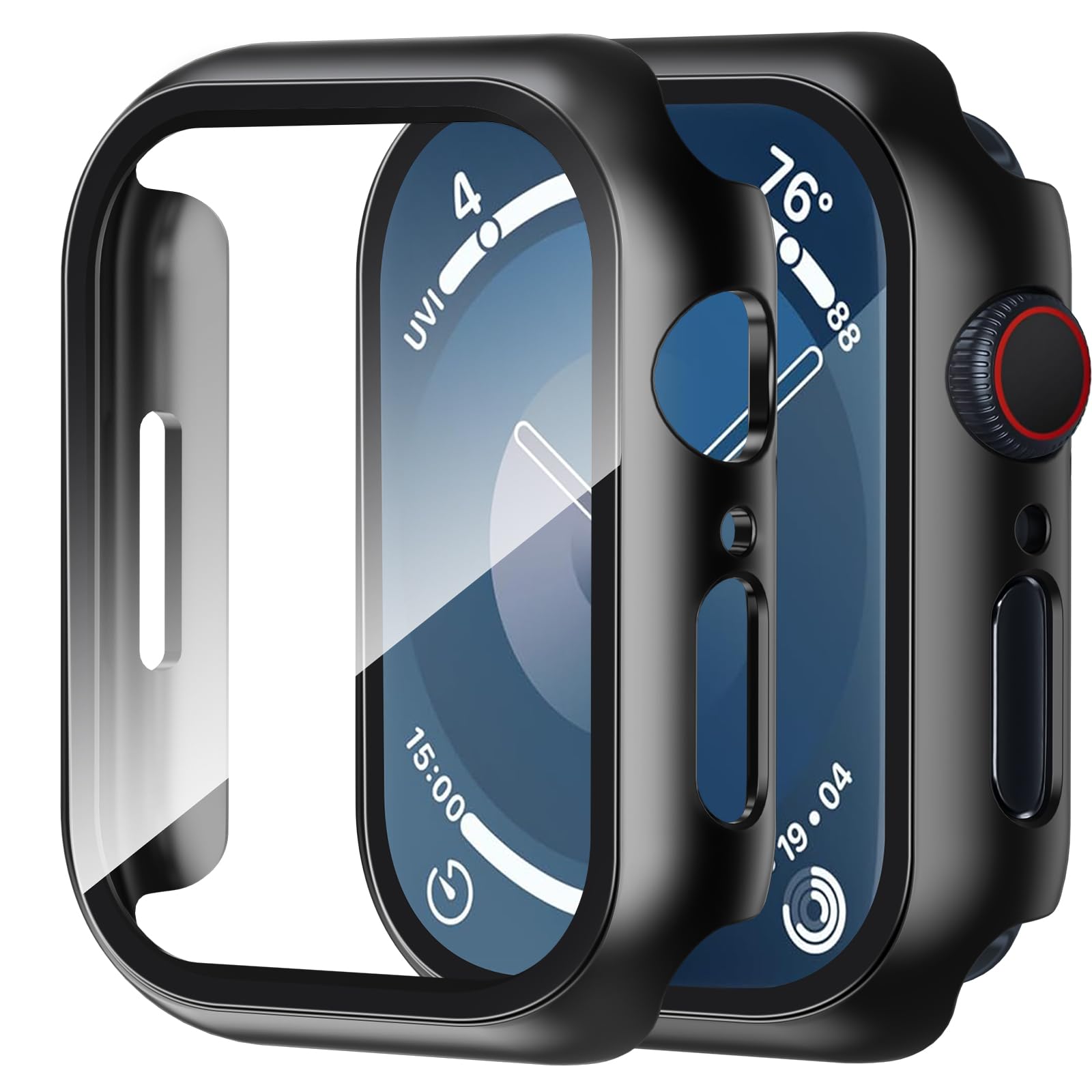 Smiling 2 Pack Case Compatible with Apple Watch SE 3 (2025)/ SE 2/ SE/Series 6/5