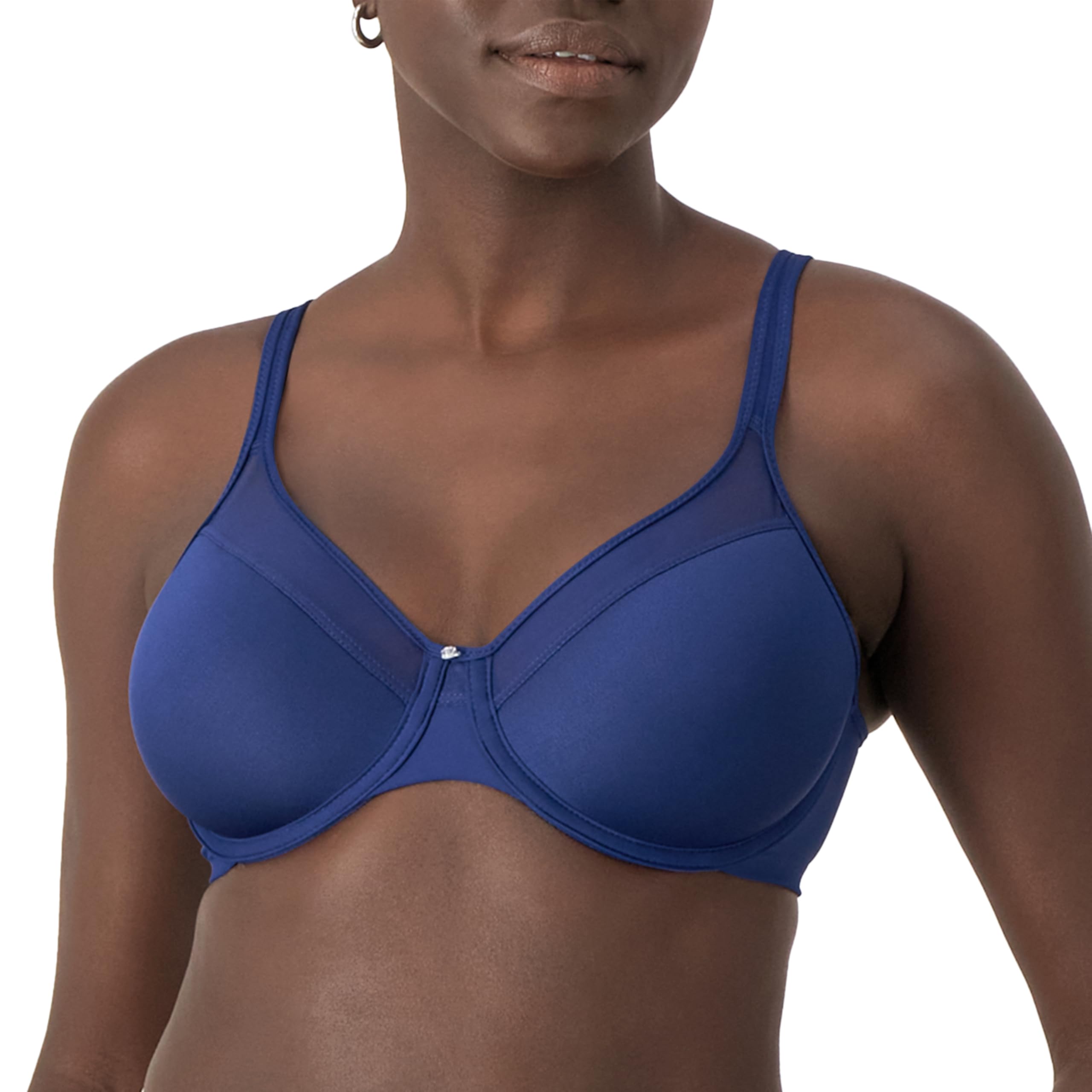 Bali Women's One Smooth U Ultra Light Illusion Neckline Underwire Bra Highly Opa