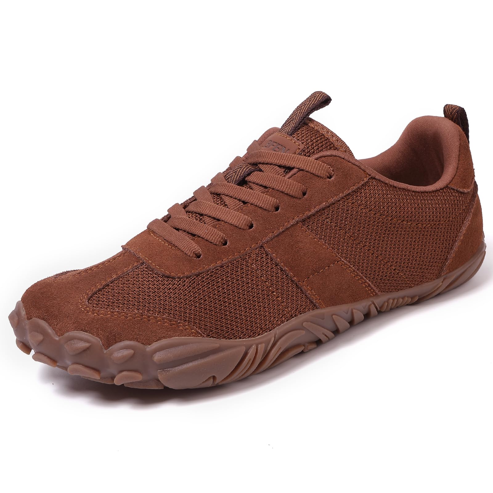 UBFEN Womens Barefoot Shoes Wide Toe Box Zero Drop Hiking Sneakers for Men
