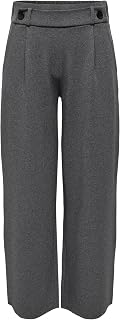 JdY Damen Jdygeggo Life New Long Pant JRS Noos Medium Grey Melange L/30L
