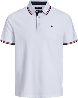 JACK & JONES Polo Plain Shirt Collar Polo