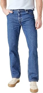 Wrangler - Men's Jeans - Regular Fit - Red Kabel - Authentic Blue