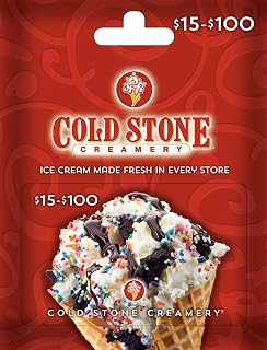 Cold Stone Creamery Physical Gift Card | Classic - $50