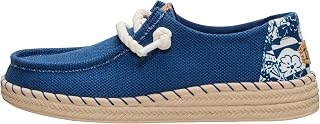 HEYDUDE Hibiscus Slip On Espadrille for Women | Cork Insole | Lightweight, Travel Ready Casual