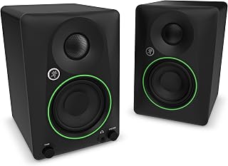 Mackie CR3.5 Studio Monitors (Pair), 3.5" Woofers, Tone Knob, Black