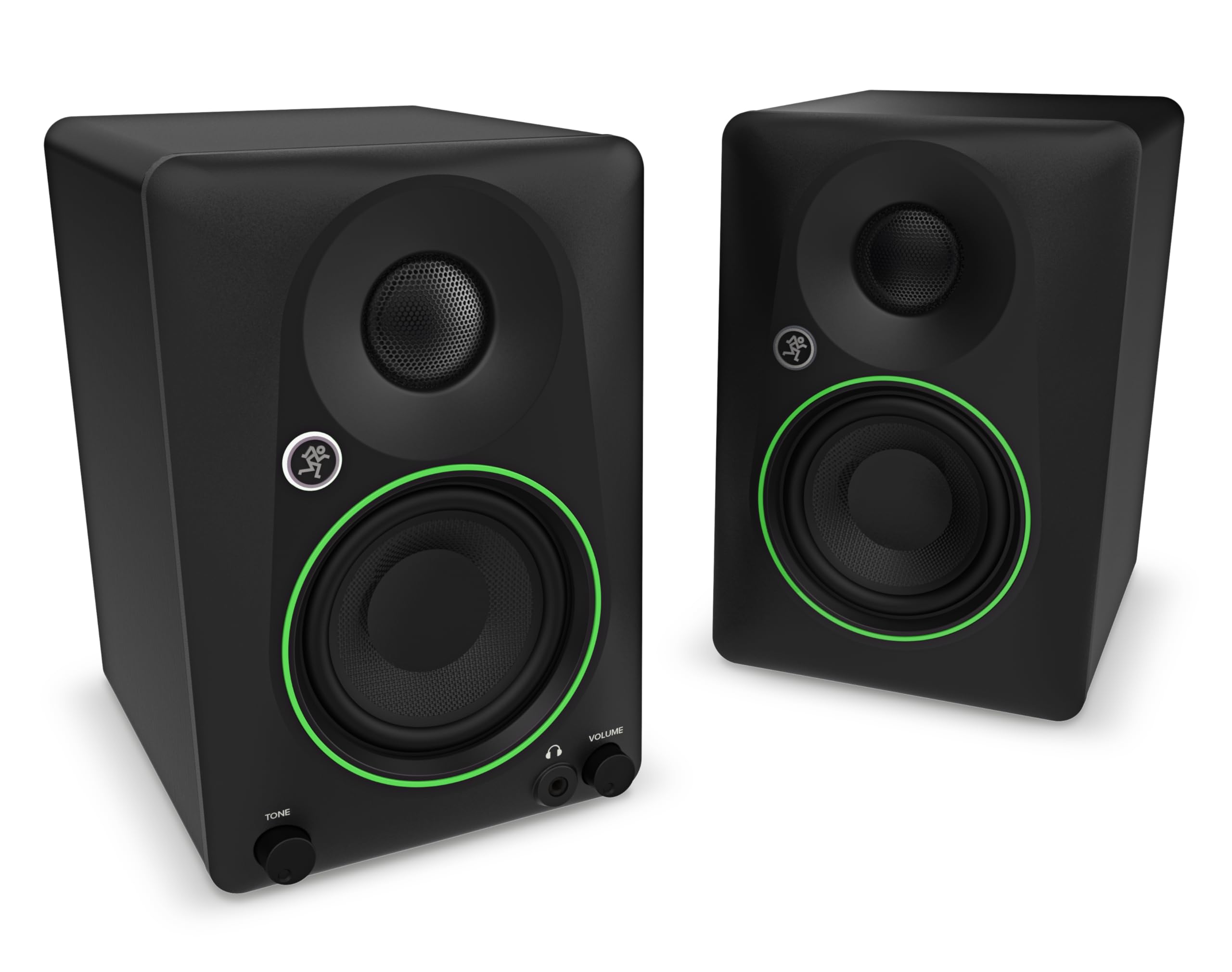 Mackie CR3.5 Studio Monitors (Pair), 3.5" Woofers, Tone Knob, Black