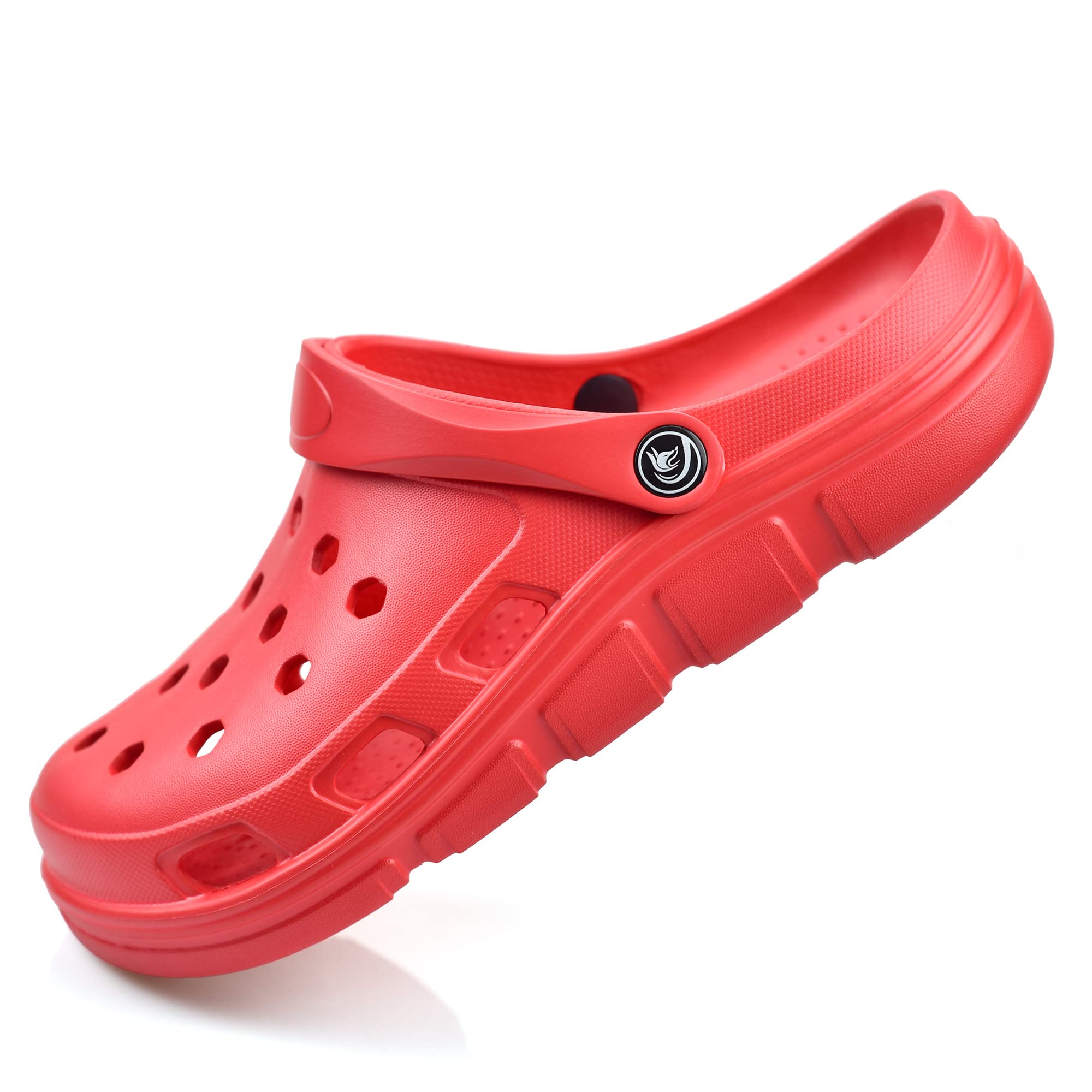 PIMIO Garden Clogs for Women and Men,Slip On Work Shoes with Arch Support,Womens