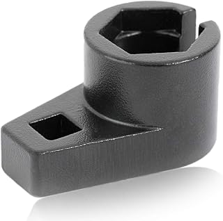 Aoerzn Premium Offset Oxygen Sensor Socket, 3/8 Inch Drive, 7/8 Inch (22mm) | Preventing Damage to Wires, Wire Gate Accesses Sensor from Side, Universal for Most Cars