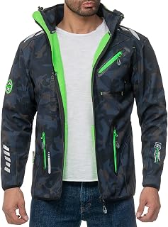 Geographical Norway Men's jacket, functional softshell jacket, leisure, breathable, hiking, outdoor BANS production