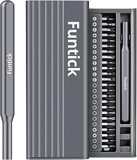 26 in 1 Small Precision Screwdriver Set, Professional Magnetic Mini Repair Tool Kit for Phone, Computer, Watch, Laptop, Macbook, Ring Doorbell, Eyeglass, Electronic, [Bearing Steel] Screw Driver