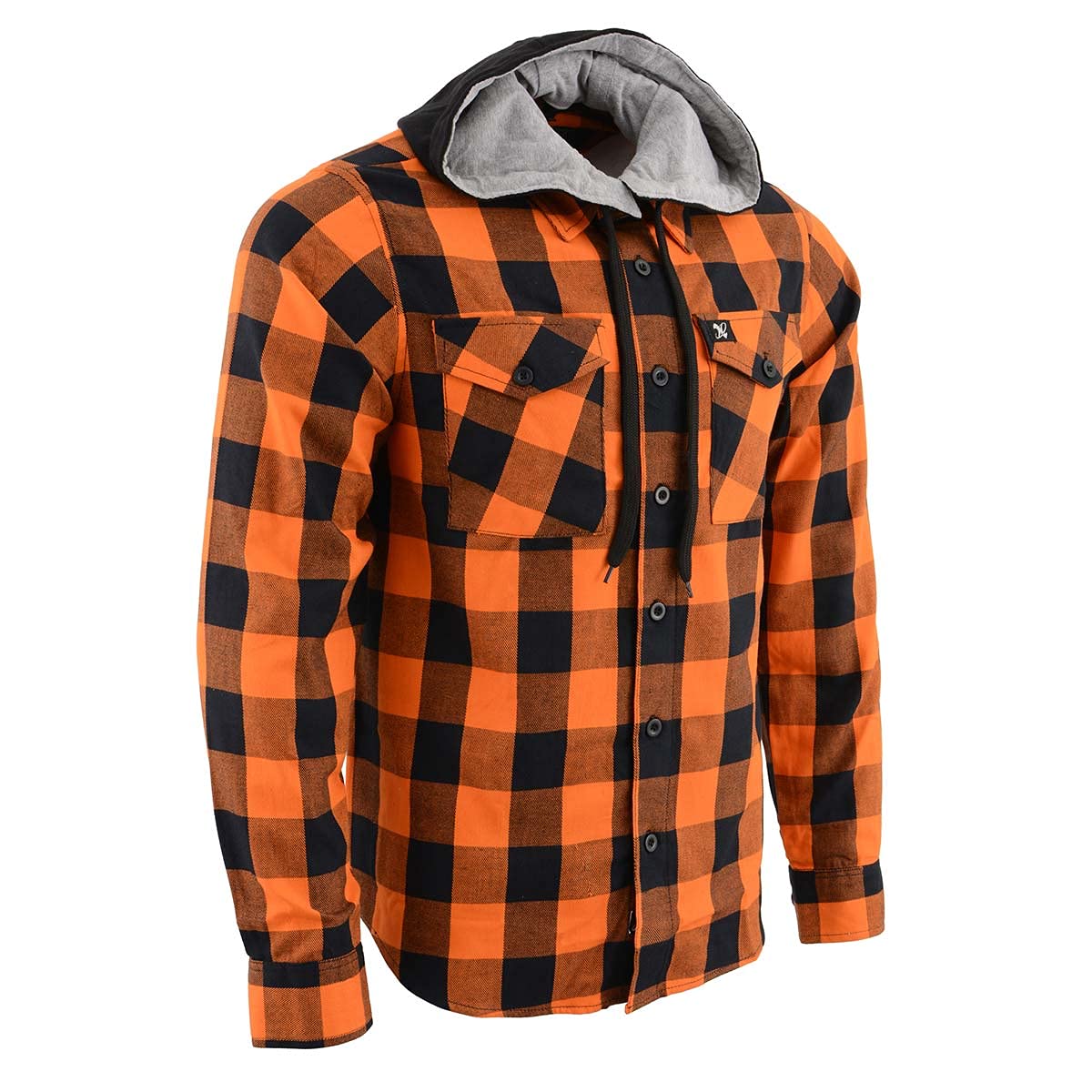 Milwaukee Leather Men’s Casual Cotton Flannel Plaid Long Sleeve Button Down Cott