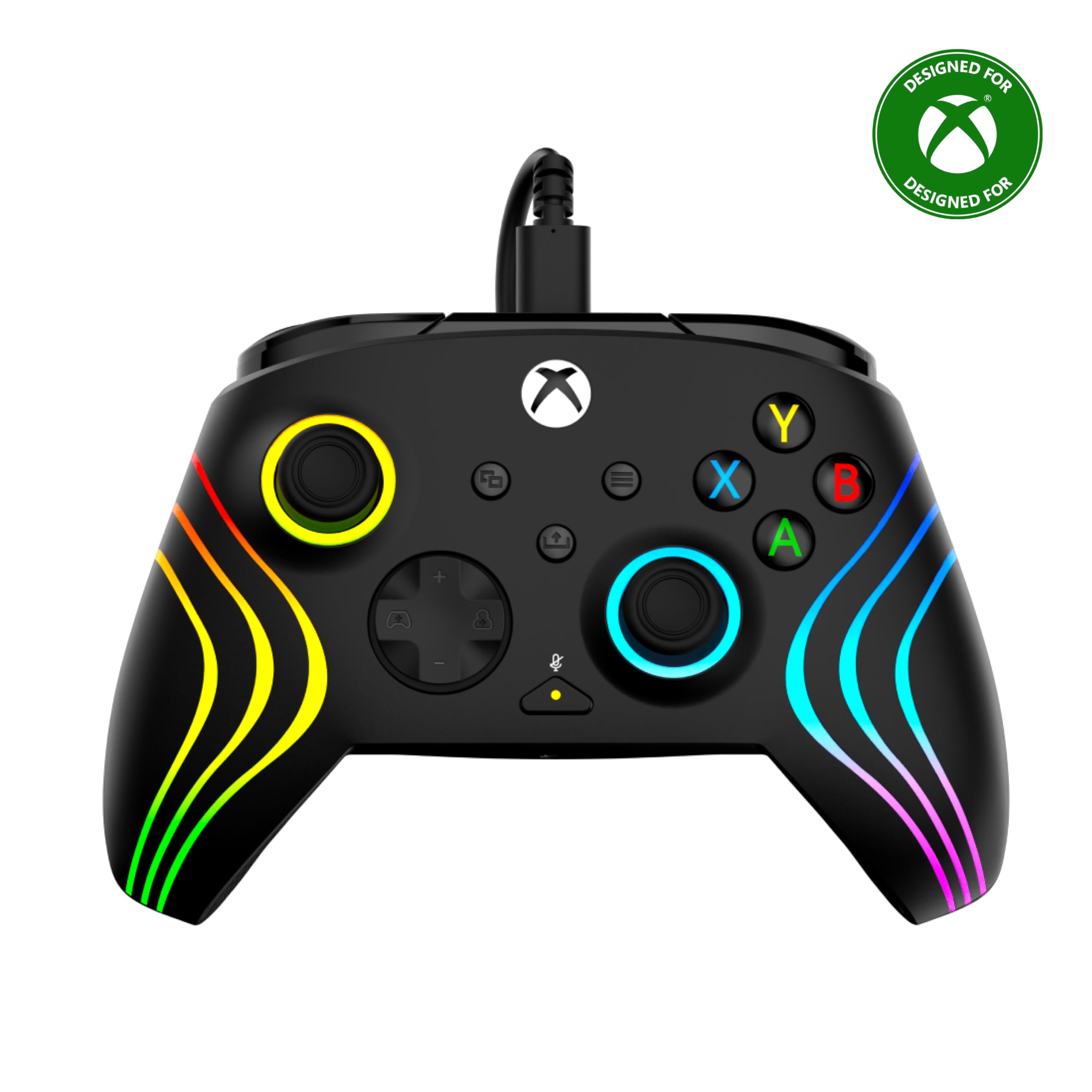 Turtle Beach Afterglow Wave Wired RGB Gaming Controller for XBOX & PC | Black, X