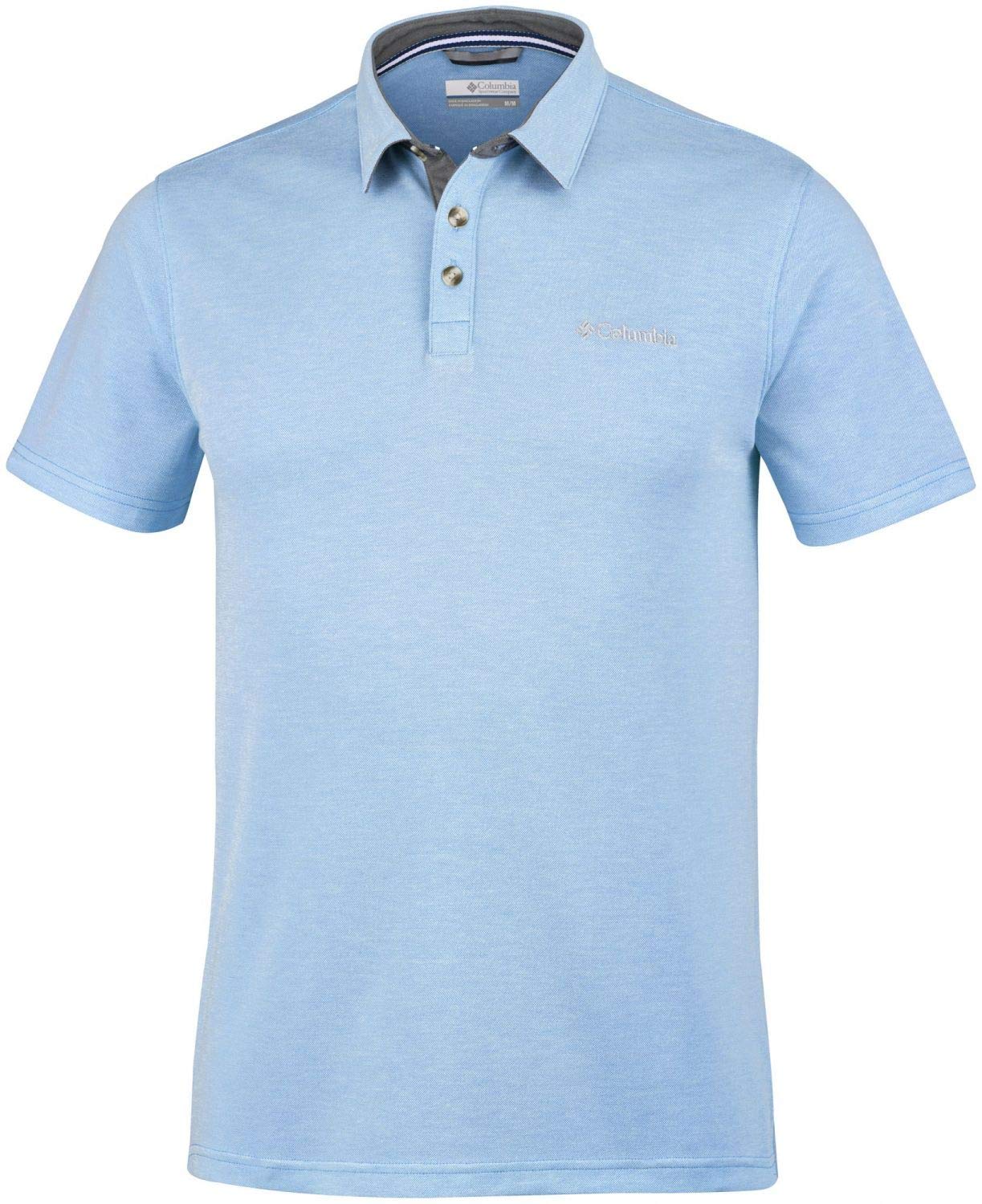 Columbia Short Sleeve Polo Shirt, Nelson Point, Men